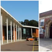 L: Central Bedfordshire Council's headquarters and R: Biggleswade Town Council office