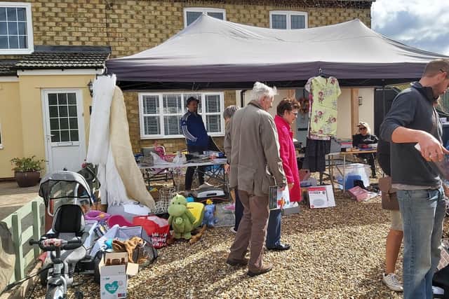 The garage trail sale has proved popular