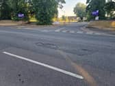 Potholes on London Road