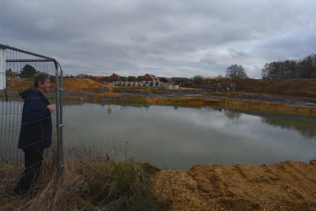 Flooding at the Lewin Park site