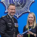 Chief Constable Trevor Rodenhurst and Detective Chief Inspecter Vicky Macleod