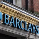 The signage of a branch of Barclays bank.  (Photo by Oli Scarff/Getty Images)