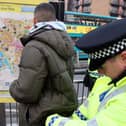 File picture of police police officers carrying out a stop and search (Photo by Christopher Furlong/Getty Images)