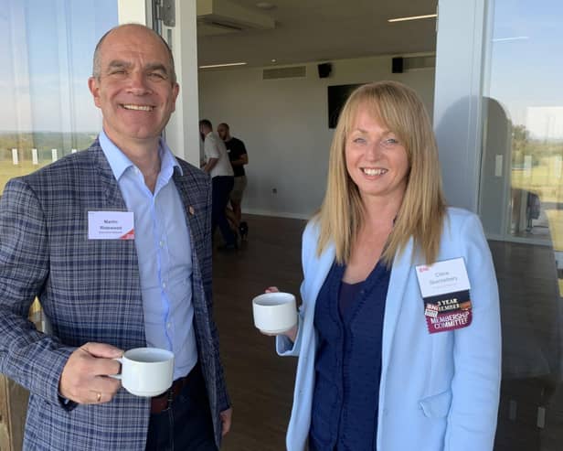 Martin Ridewood and Claire Skentelbery BNI Impact