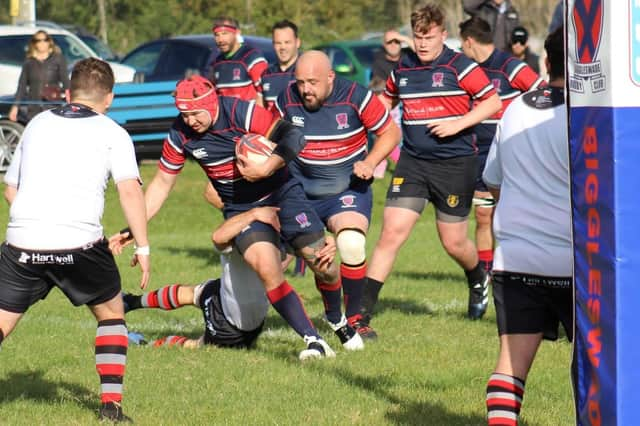 Action from Saturday's win over Dunstablians. Photo: Tom Dillinger.