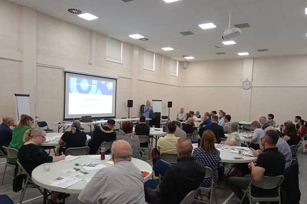 The business meeting. Picture: Biggleswade Town Council