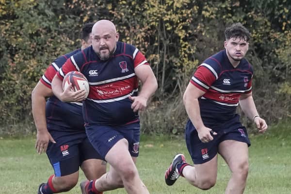 Action from Biggleswade Men's 1sts game with Northampton. Photo by David Kay.