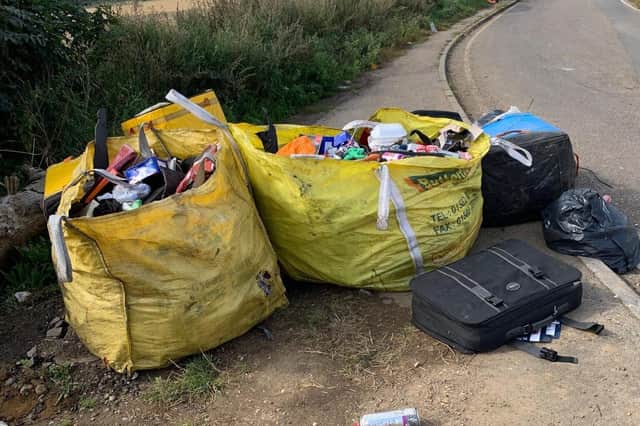 Fly-tipping in Central Bedfordshire. Picture: Central Bedfordshire Council