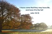 Living life in all its fullness
