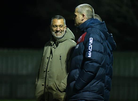 Biggleswade United have their biggest match ever in the FA Vase fourth round. Pic by Cosmin Iftode.