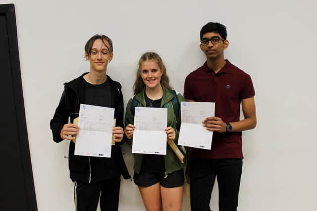 GCSE results day at Etonbury Academy. Image: BEST.