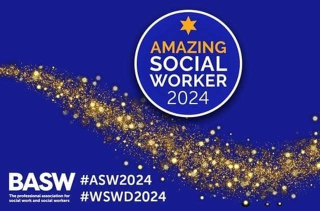 Two social workers have been recognised in  the BASW's Amazing Social Worker Awards