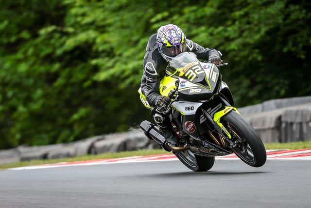 Lewis Smart Wheelies Through Druids At Oulton Park.