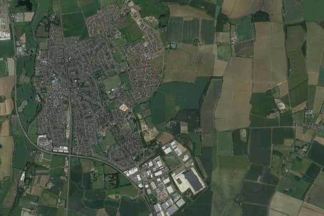 Aerial view of Biggleswade