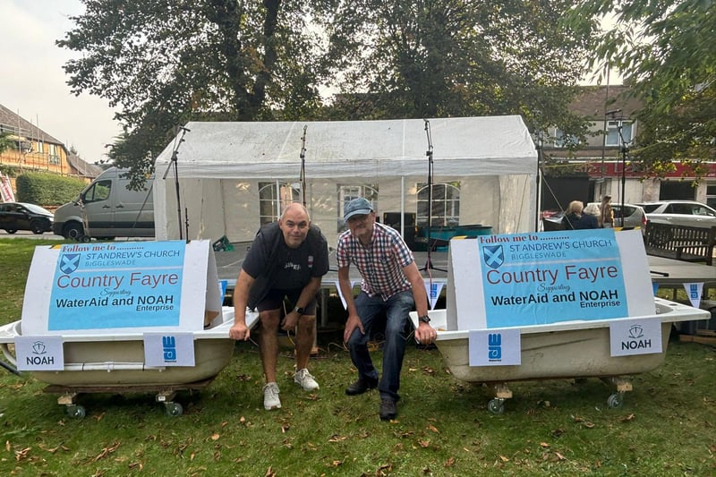 In Pictures Fun and games with bath tubs at St Andrew's Country Fayre