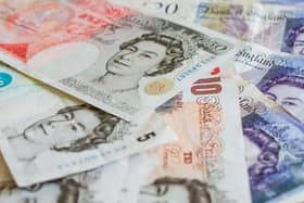 British pound notes