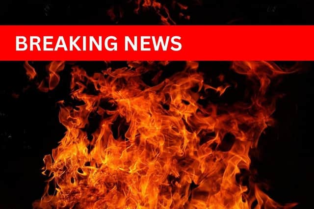 Two cars caught fire after being involved in a collision on the A507 Hitchin Road Shefford bypass