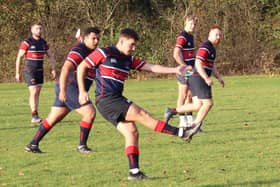 Biggleswade were beaten by two points after a last-ditch penalty was missed.