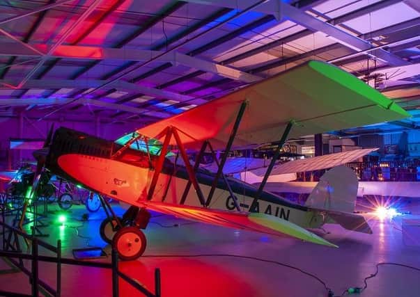 The event illuminates the spectacular Shuttleworth Collection and Gardens