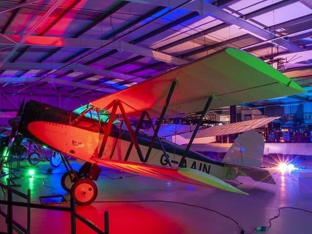 The event illuminates the spectacular Shuttleworth Collection and Gardens
