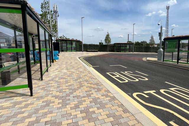 The new £2.3m transport interchange