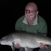 Stuart Toal with his 23lb 8oz common carp.
