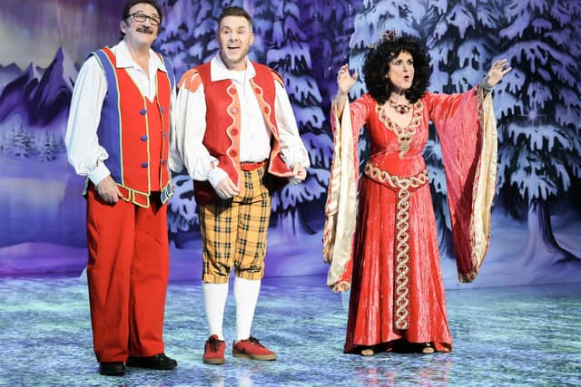 Milton Keynes Theatre presents Snow White. Image: Barry Rivett