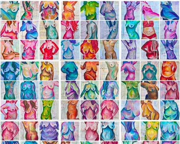 Unapologetic. Artwork available for purchase via @katshawartist