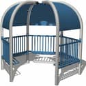 The shelter will help teens to socialise. Image submitted.
