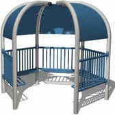 The shelter will help teens to socialise. Image submitted.