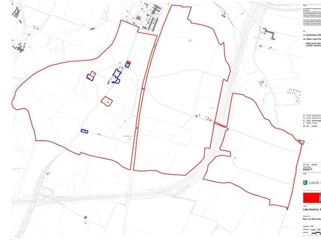 Little Barford Scoping Opinion Red Line Boundary Plan Image: JTP