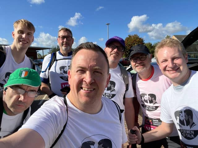 In October 2022, seven attendees of ‘For Men To Talk’ undertook the challenge of the Virtual London Marathon