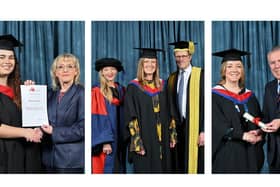 Prize winners (left to right) Diana, Annabel & Louisa