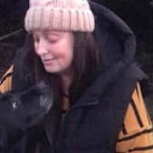 Dawn, pictured with Pets For Therapy dog Bella