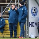 It was a frustrating result for Biggleswade's management team on Wednesday. Photo: Guy Wills.