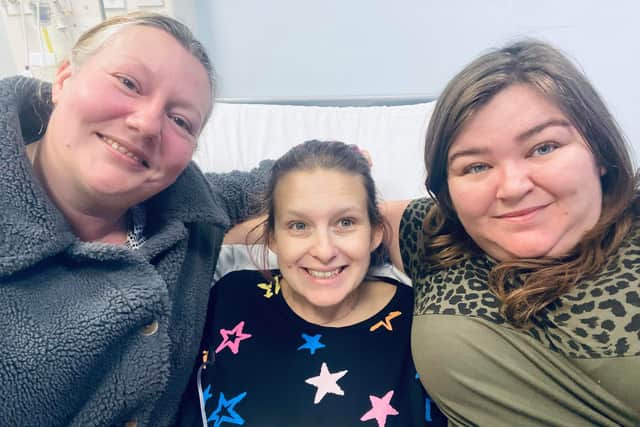 Best mates: Claire, Kerry and Sian work as teaching assistants at Gamlingay Village Primary School, where they first met.