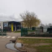 Ceremonial bricks have been laid at the Edward Peake C of E School in Biggleswade to mark the halfway point of construction on its new sports hall