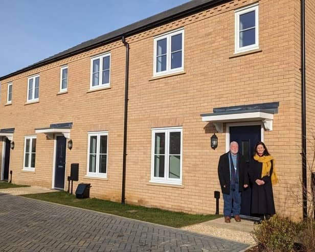 New, affordable, energy efficient council houses in Gamlingay are ready for occupation