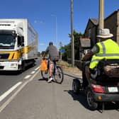 Residents "take their lives in their hands" at the Tingey's Corner crossing. Image: Mike Wells.