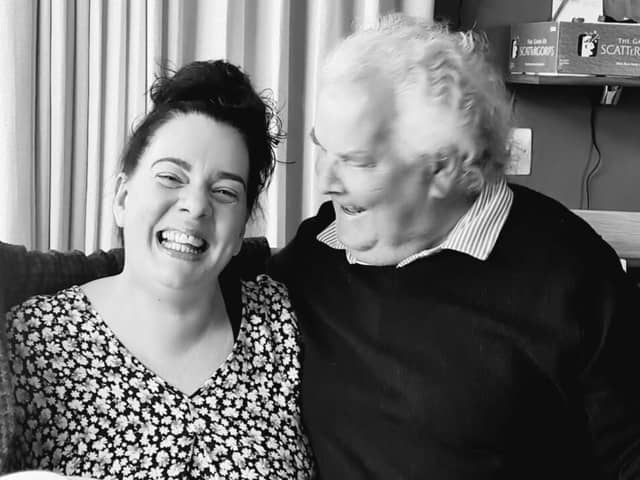 Claire Ward will be stepping out under the stars in memory of her dad Val 
