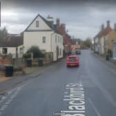 residents are concerned about HGV's travelling through town centres such as Potton - Google Maps