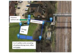 Network Rail Site Plan. PIC: Biggleswade Town Council agenda