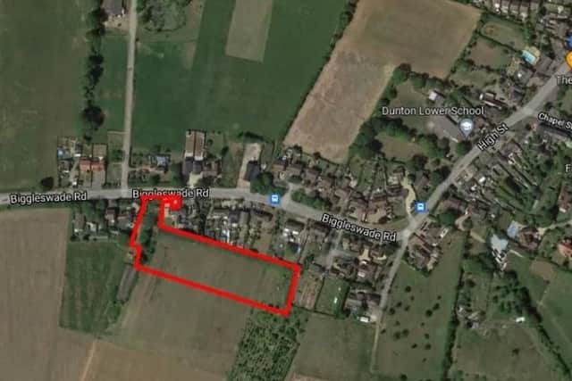 The proposed site of the houses. Image: Cllr Adam Zerny.