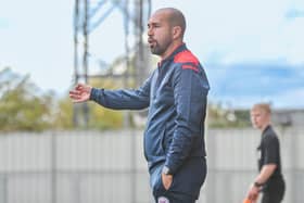 Cristian Colás faced disappointment as his Biggleswade United side lost at Cockfosters.