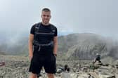 Callum during his Scafell Pike trip. Image supplied by Callum Wilson.