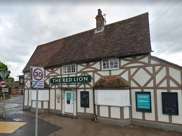 The Red Lion pub in Biggleswade closed in 2019