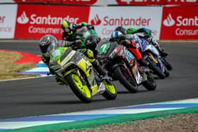 Lewis Smart leads the way out of a corner at Knockhill. Photo: Colin Port Images.