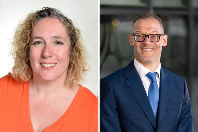 L: Hayley Whitaker and R: Adam Zerny