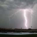 Lightning strikes. Photo by Tom Shaw/Getty Images