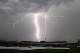 Lightning strikes. Photo by Tom Shaw/Getty Images